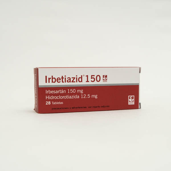 IRBESARTAN HIDRO TAB 150MG/12.5MG X 28 IRBETIAZID HUMANCARE