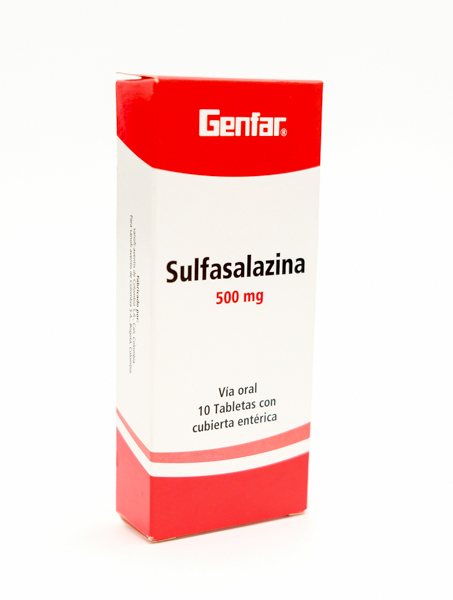 SULFASALAZINA TAB 500MG X 10 GF