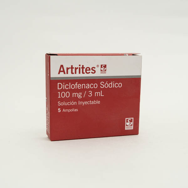 ARTRITES 100MG X 5 AMP SIEGFRIED