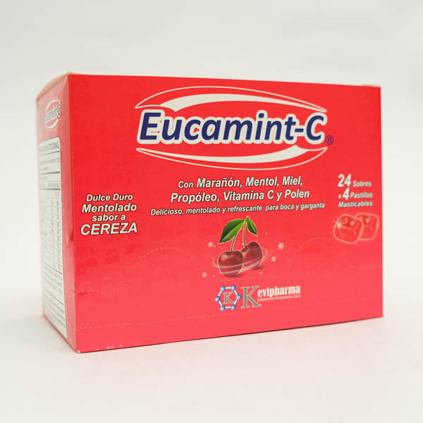 EUCAMINT CEREZA 24 SOB X 4 PAST