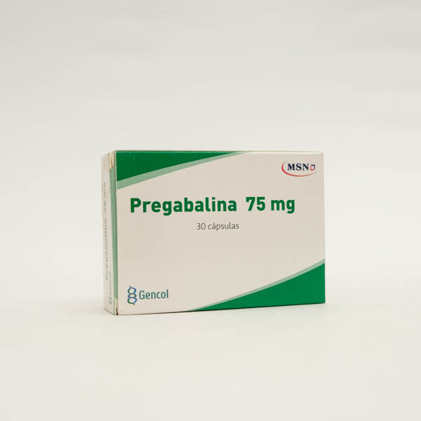 PREGABALINA TAB 75MG X 30 GENCOL INCOBRA