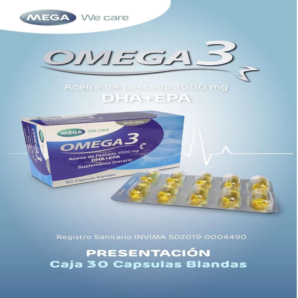 OMEGA 3 CAP X 30 MEGA