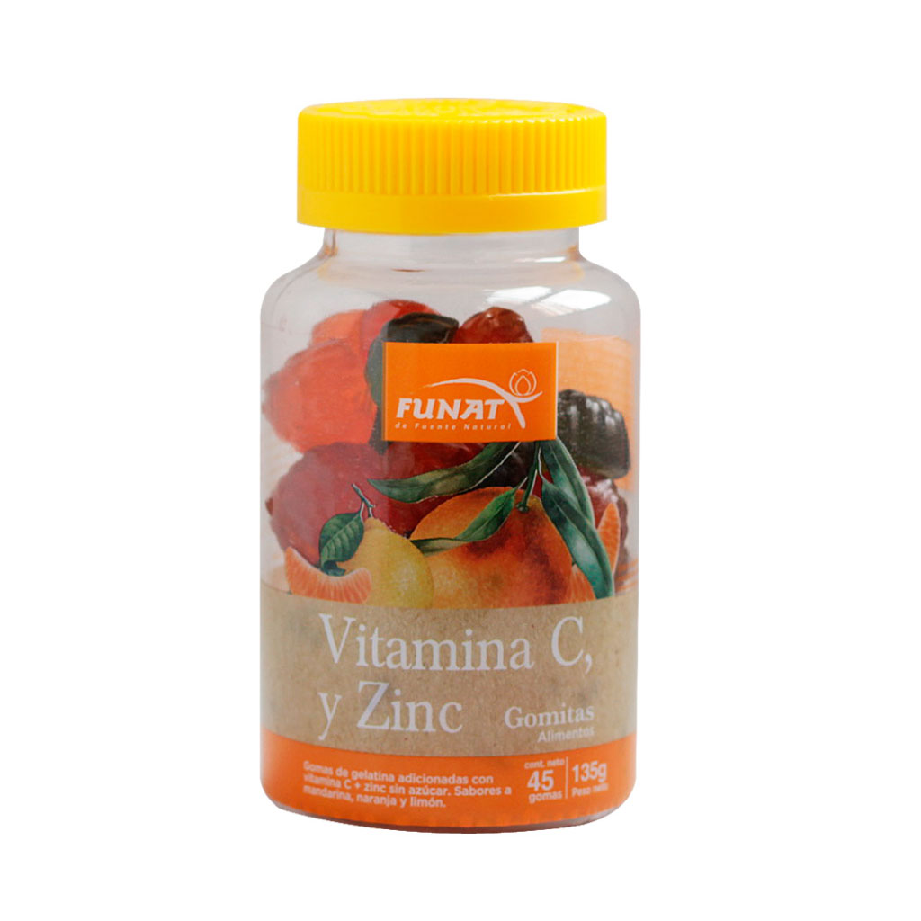 GOMITAS VITAMINA C ZINC X 45UND FUNAT