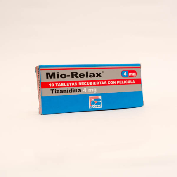 MIO RELAX TAB 4MG X 10 TIZANIDINA BIOQUIFAR