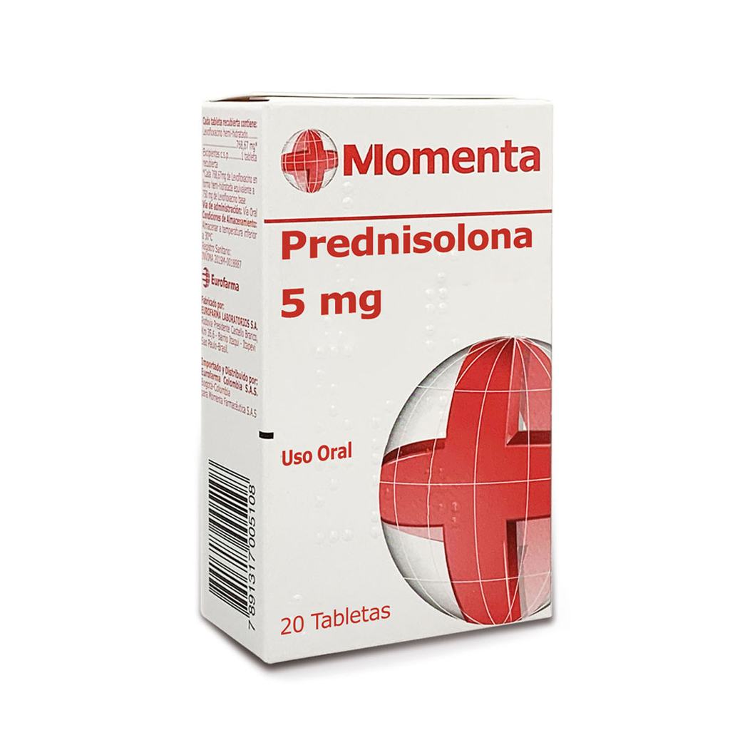 PREDNISOLONA TAB 5MG X 20  EURO GF