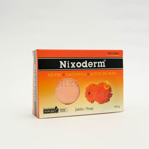 NIXODERM JABON AZU CALE OLIVA X 100G INCOBRA