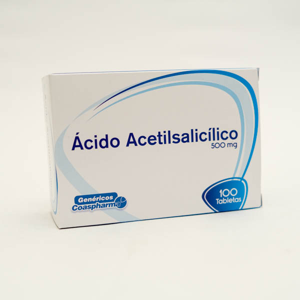 ACIDO ACETIL SAL TAB 500MG X 100 PC