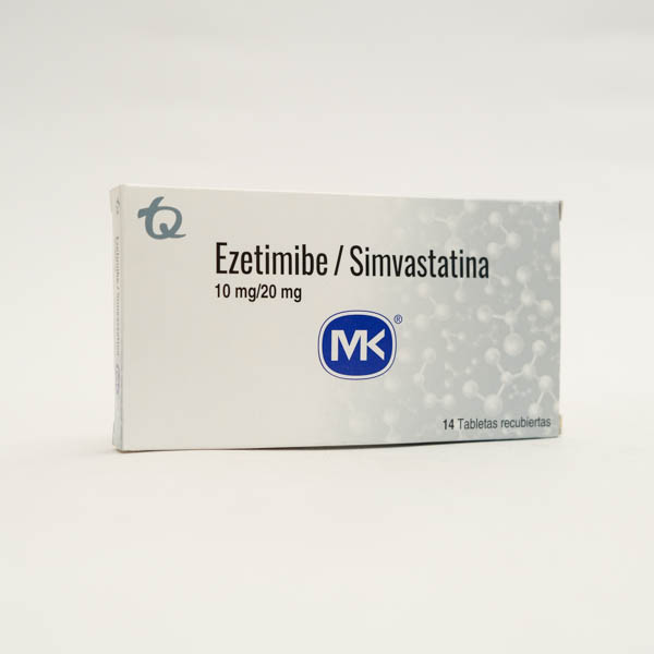 EZETIMIBE SIMVASTATINA TAB 10MG X 14 MK