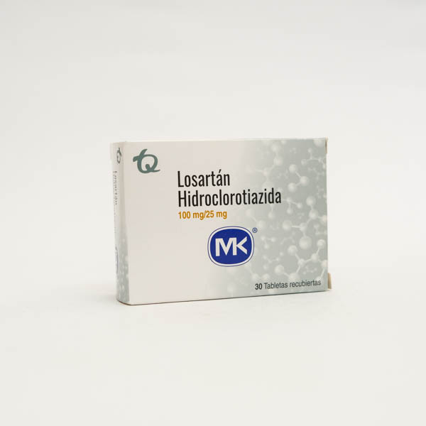 LOSARTAN TAB HCT 100 25MG X 30 MK