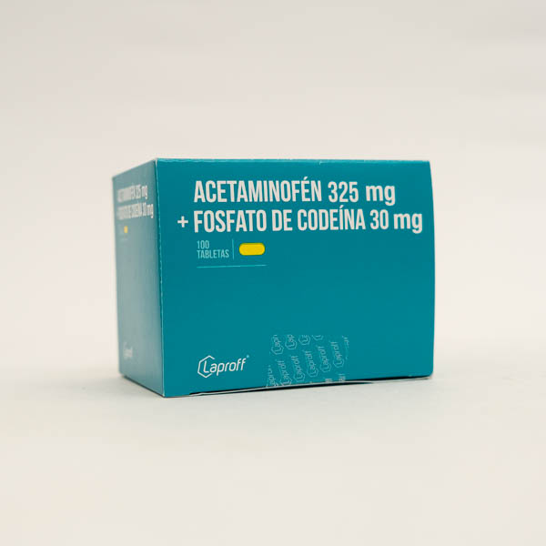 ACETAMI CODEINA TAB 325 30MG X 100 LAPROFF