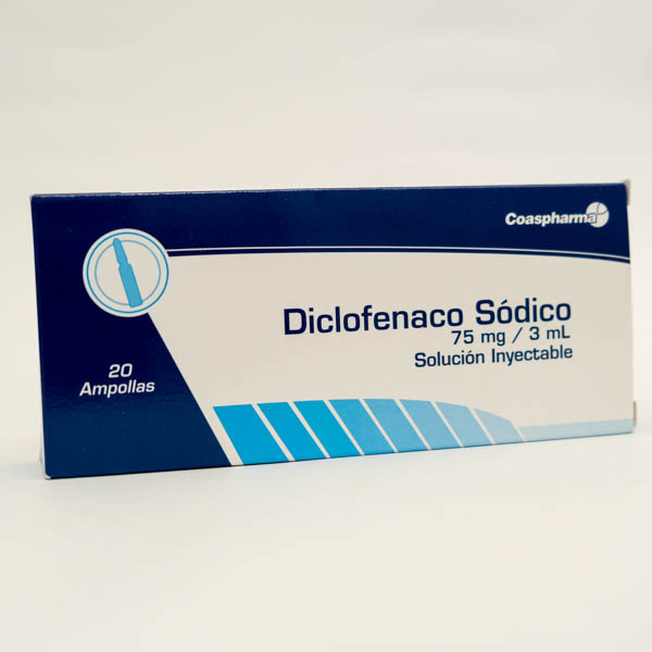 DICLOFENACO AMP 75MG X 20  PC