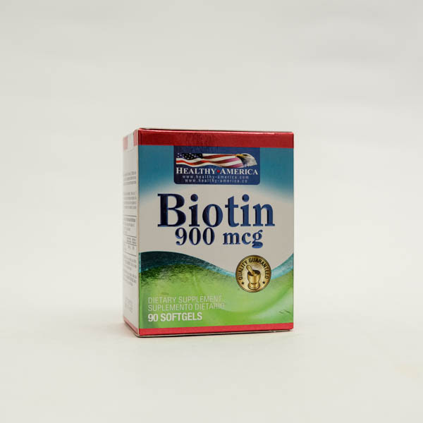 BIOTINA CAP 900MG X 90 HEALTHY AMERICA