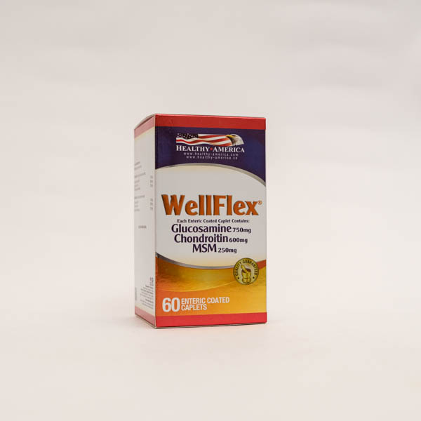 GLUCOSAMINA CONDROITINA TAB X 60 WELLFLEX HEALTHY AMERICA