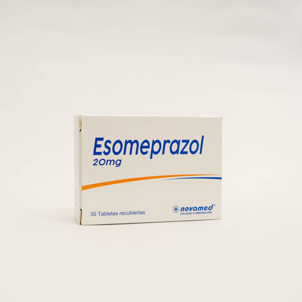 ESOMEPRAZOL TAB 20MG X 30 GENERICO NOVAMED