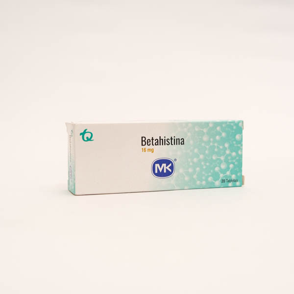 BETAHISTINA TAB 16MG X 20 MK