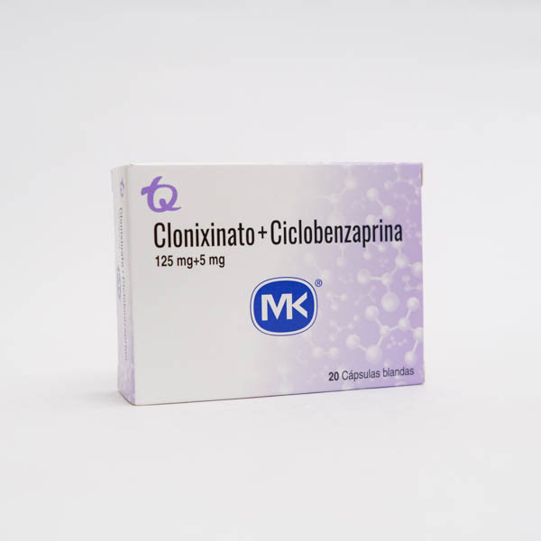 CLONIXINA CICLOBENZA CAP 125MG X 20 MK