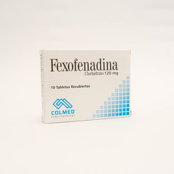 FEXOFENADINA TAB 120MG X 10  COLMED