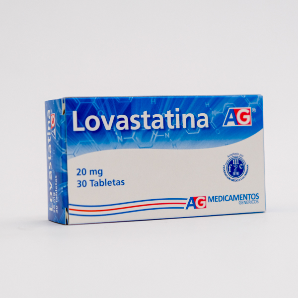 LOVASTATINA TAB 20MG X 30 AG