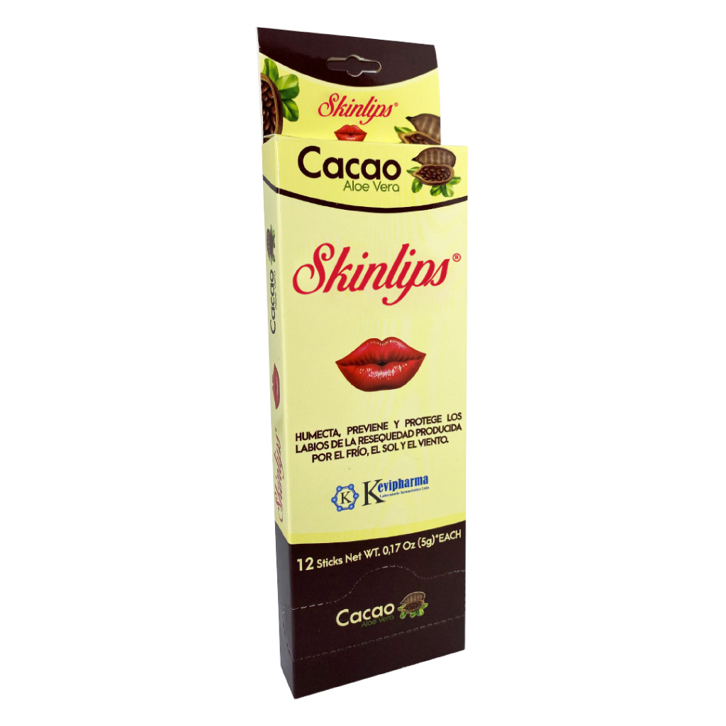 MANTECA DE CACAO LABIAL X 12 SKINLIPS