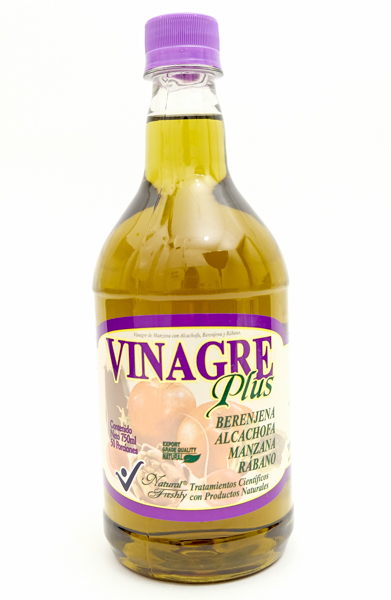 VINAGRE PLUS BEREN ALCA MANZA FCO X 750ML NATURAL F