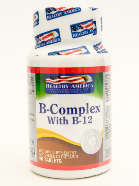 COMPLEJO B  B12 CAP X 90 HEALTHY AMERICA