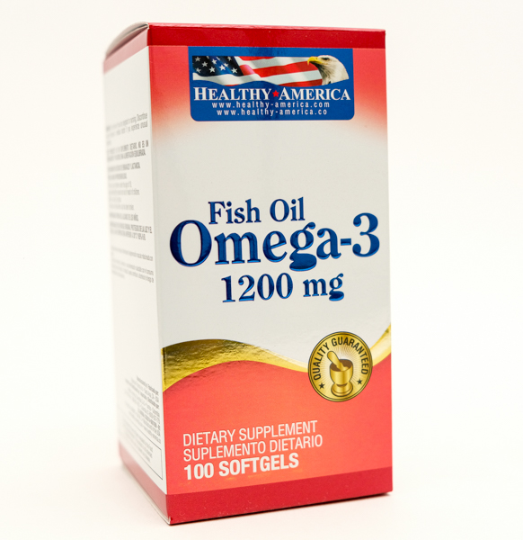 OMEGA 3 CAP 1200MG X 100 HEALTHY AMERICA