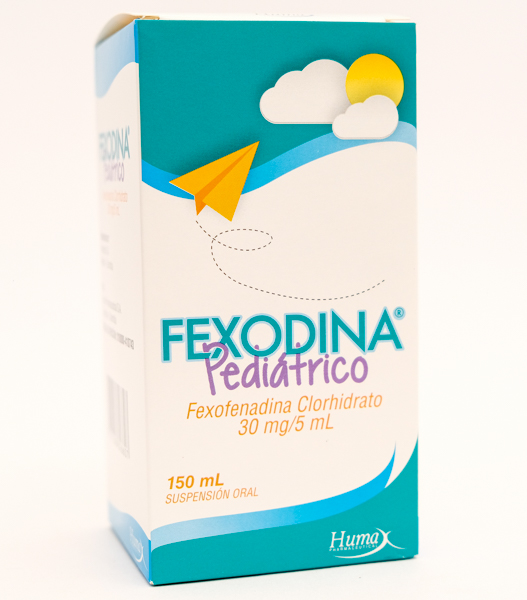 FEXOFENADINA SUS 30MG X 150ML  HUMAX