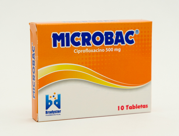 CIPROFLOXACINO TAB X 10 MICROBAC BD FARMA