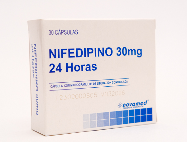 NIFEDIPINO CAP 30MG 30 NOVAMED