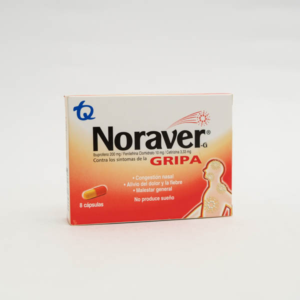 NORAVER GRIPA CAP X 8 MK