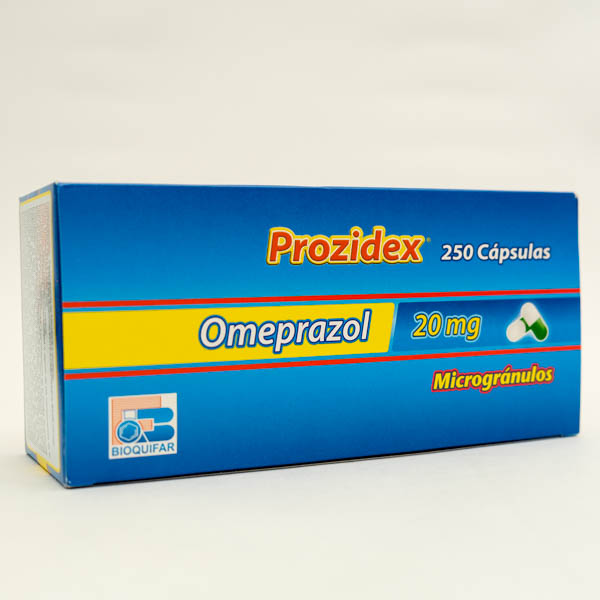 PROZIDEX CAP 20MG X 250 OMEPRAZOL BIOQUIFAR