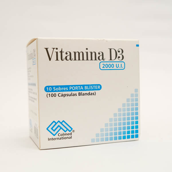 VITAMINA D3 1000UI X 100 COLMED