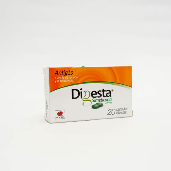 DIGESTA CAP 250MG X 20 PROCAPS