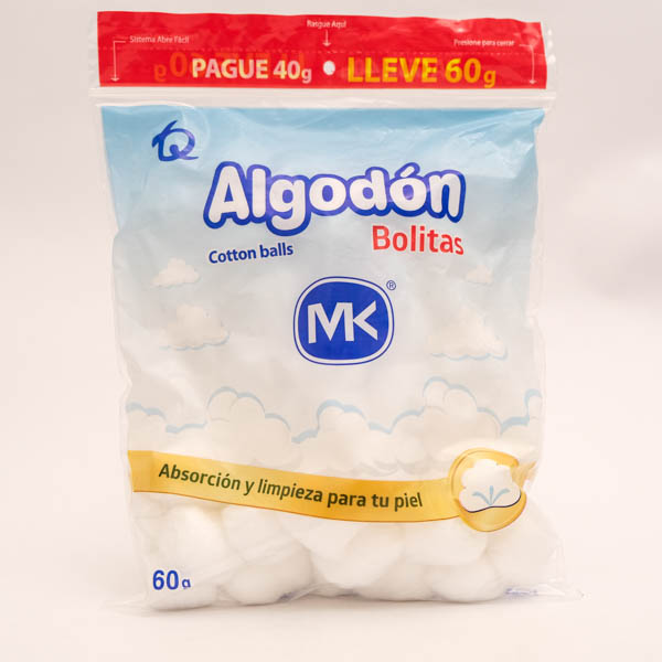 ALGODON POMOS 40GR GTS 20GR MK