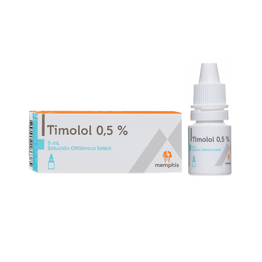 MALEATO DE TIMOLOL 5 FCO X 5ML MEMPHIS