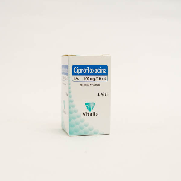 CIPROFLOXACINO AMP 100MG X 1 VITALIS