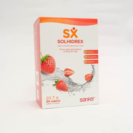 [001472] SALES DE REHID X 30 FRESA SOLHIDREX LABINCO