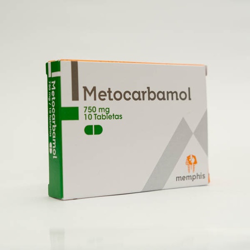 [001475] METOCARBAMOL TAB 750 X 10 MEMPHIS