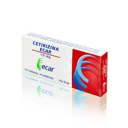 [001564] CETIRIZINA TAB 10MG X 10  ECAR