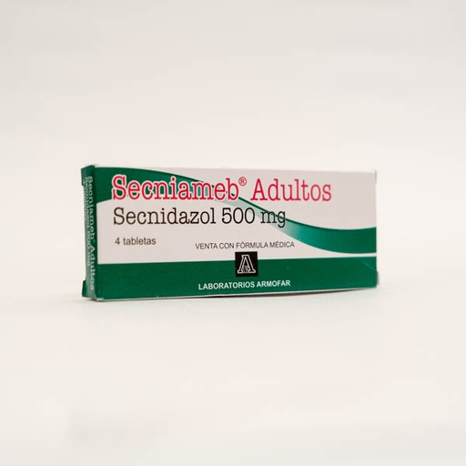 [001693] SECNIAMED TAB 500 X 4 SECNIDAZOL ARMOFAR