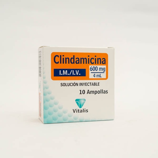 [001700] CLINDAMICINA AMP 600MG X 10  VITALIS