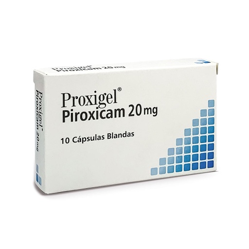 [001932] PIROXICAM CAP 20MG X 10 PROXIGEL  EURO MADURO