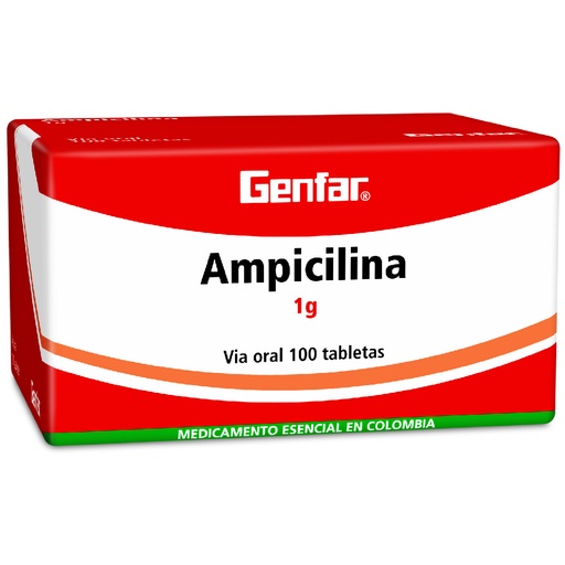 [000171] AMPICILINA TAB 1GR X 100  GF