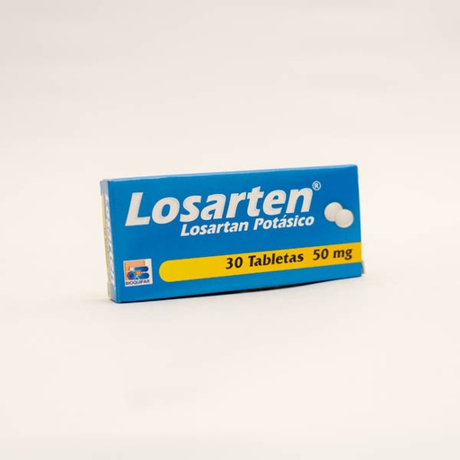 [002049] LOSARTAN TAB 50MG X 30 LOSARTEN BIOQUIFAR