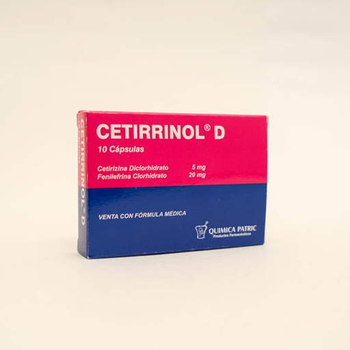 [002275] CETIRRINOL D CAP X 10  QP