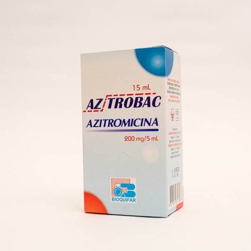 [002448] AZTROBAC SUS 200MG X15ML  BIOQUIFAR