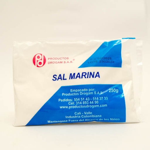 [002577] SAL MARINA BOLSA X 250GR  DROGAM