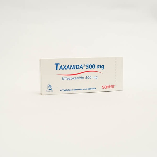 [002654] NITAZOXANIDA TAB 500MG X 6 TAXANIDA LABINCO