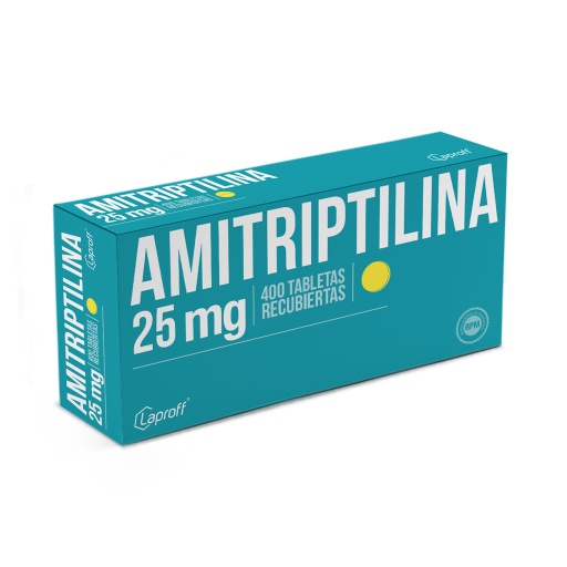 [002734] AMITRIPTILINA TAB 25MG X 400  LAPROFF