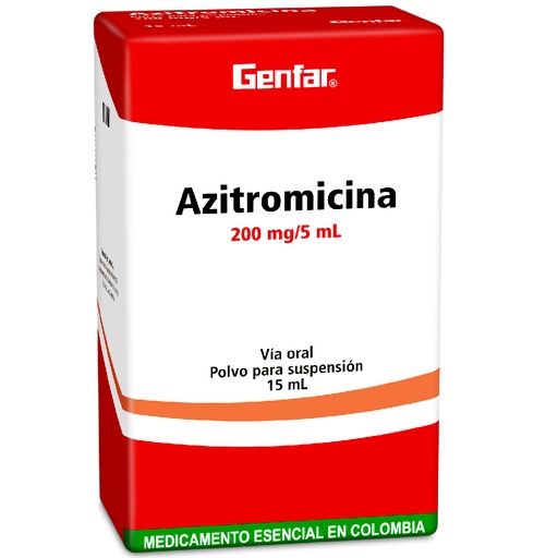 [000250] AZITROMICINA SUS 200MG X 15ML  GF